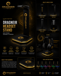 DRAGNEIR™ DragonPeak RGB Headset Stand