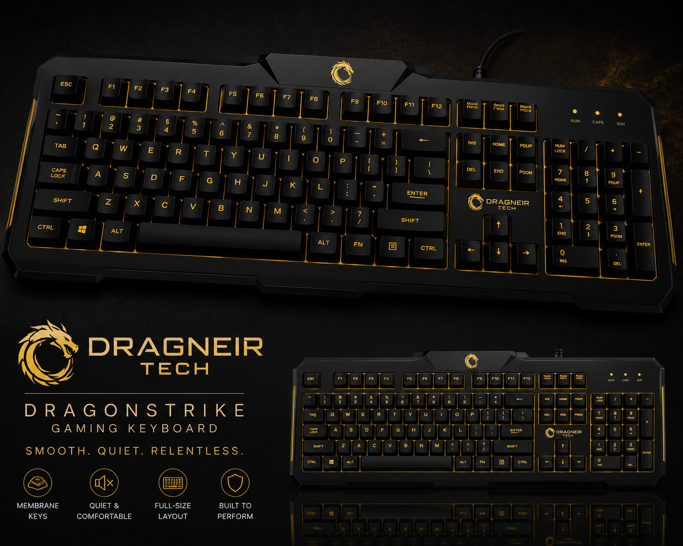 DRAGNEIR™ DragonStrike Gaming Keyboard