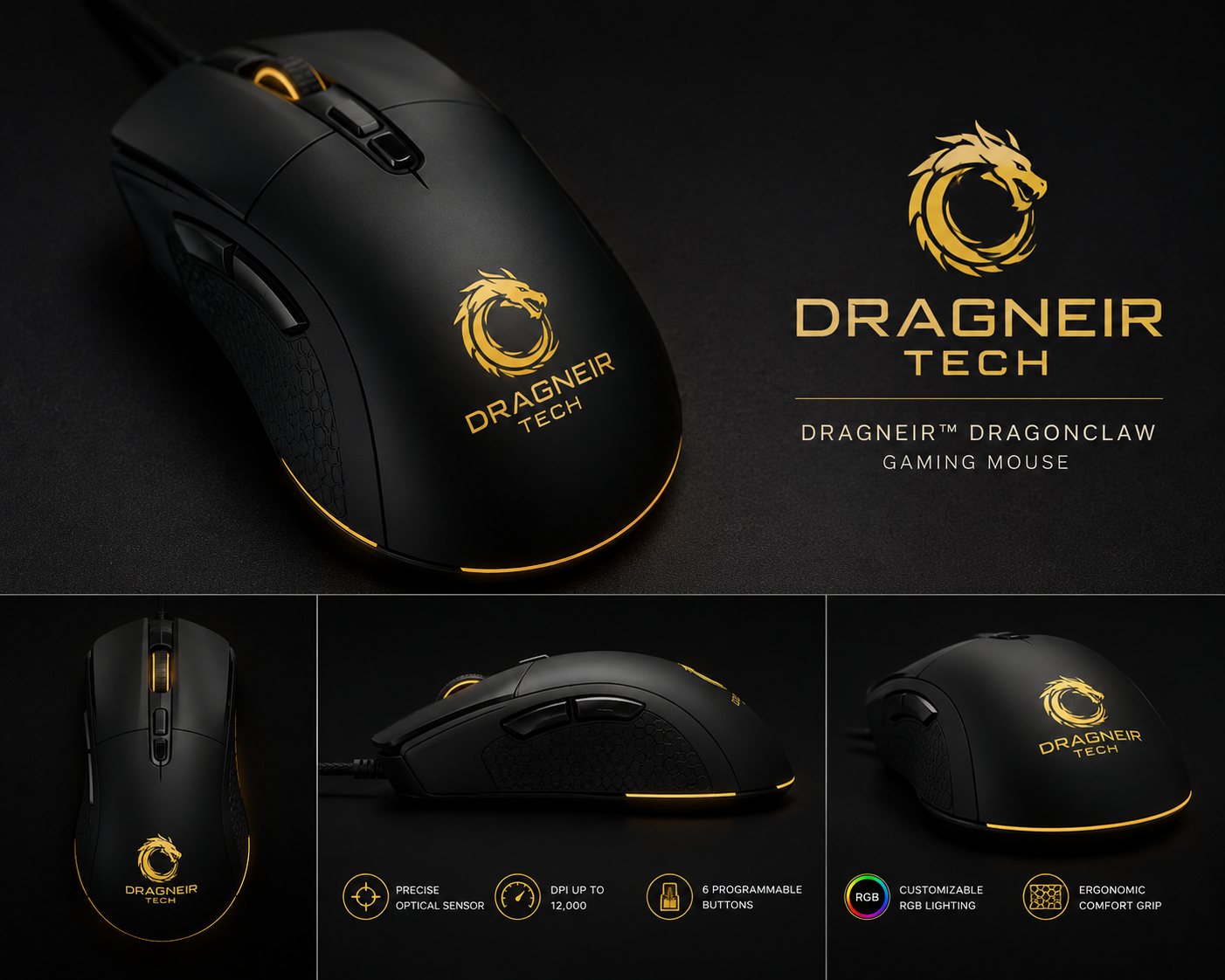 DRAGNEIR™ DragonClaw Gaming Mouse